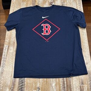 Nike Dark Blue Tee with Red Sox emblem